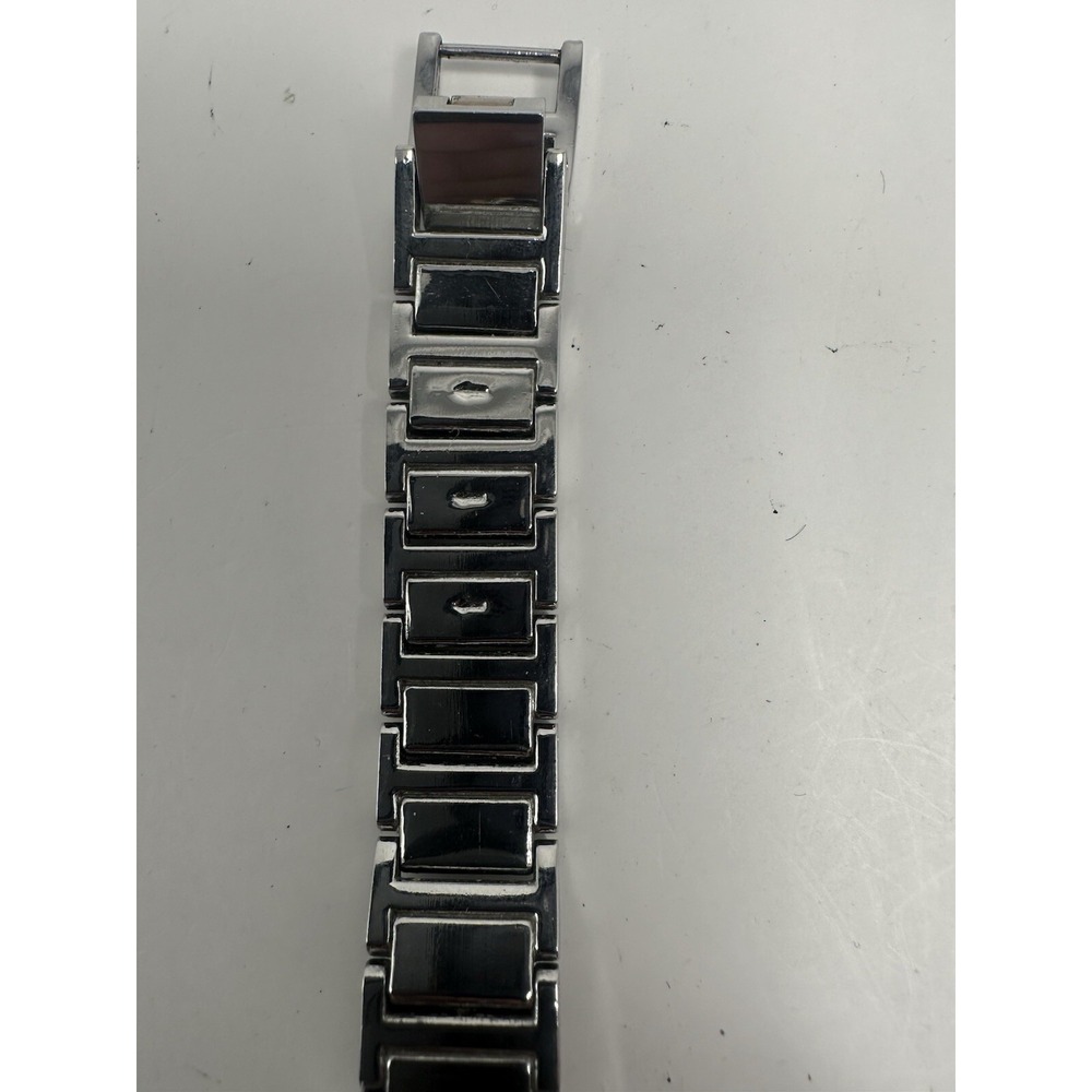 Anne Klein Diamond AK/2491 Ladies Watch New Battery 28MM 7.5" Silver Tone C96 - Picture 9 of 12